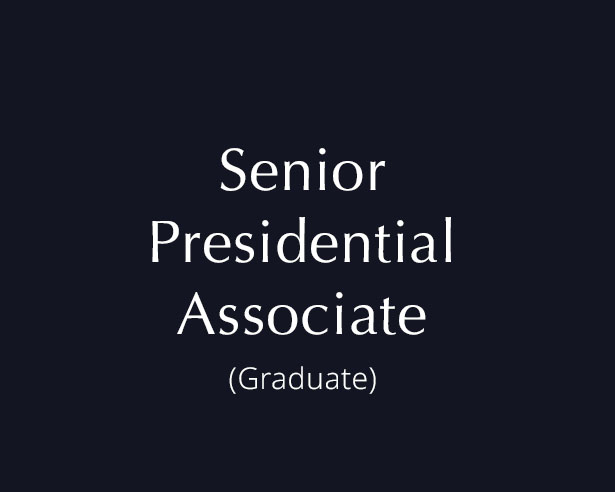 Senior Presidential Associate